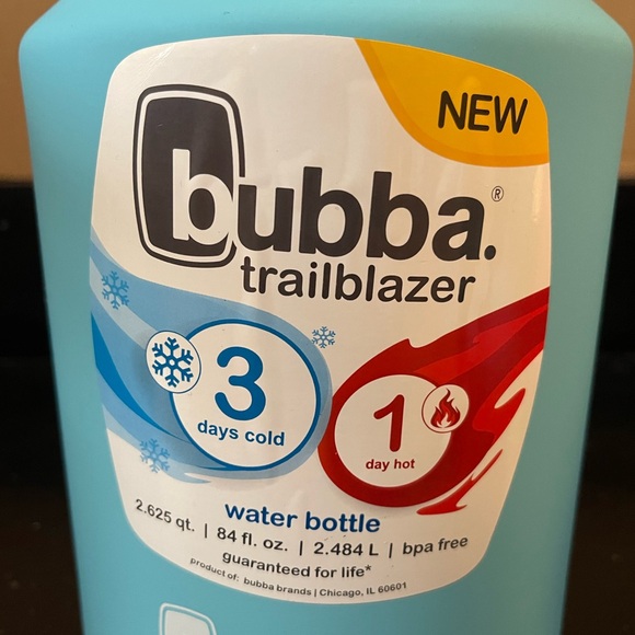 Bubba 84 oz Island Teal Insulated Stainless Steel Water Bottle with Screw Cap - Picture 2 of 4